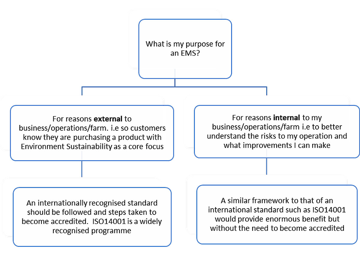 What is my purpose for an Environmental Management System?